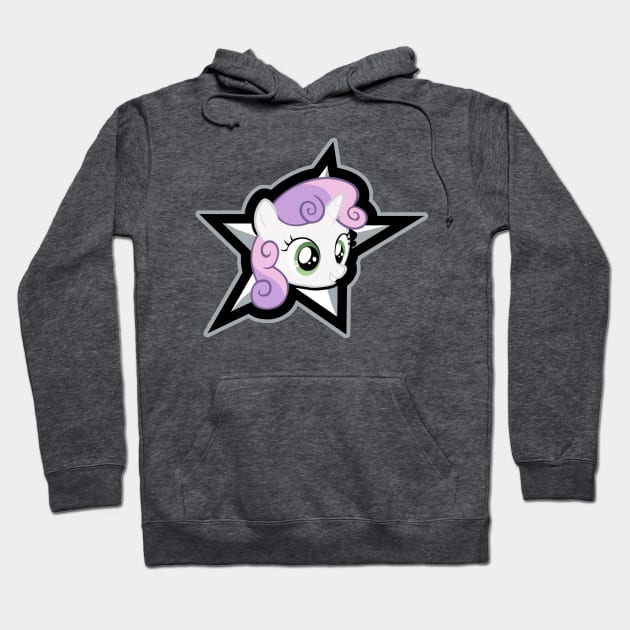 Sweetie Belle (Stars) Hoodie by euryoky